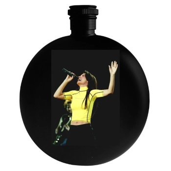 Shania Twain Round Flask