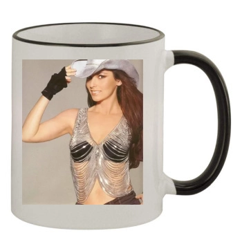 Shania Twain 11oz Colored Rim & Handle Mug