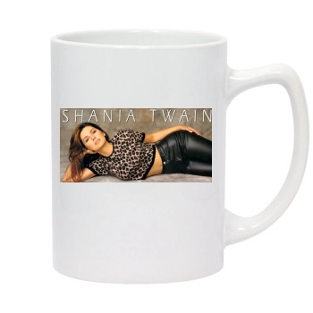 Shania Twain 14oz White Statesman Mug