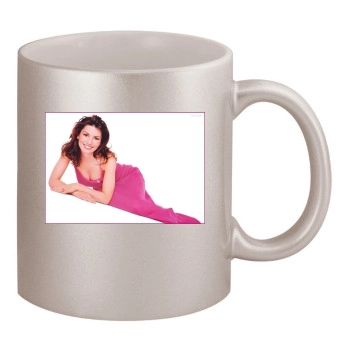 Shania Twain 11oz Metallic Silver Mug