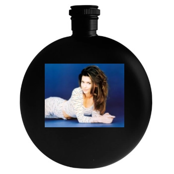 Shania Twain Round Flask