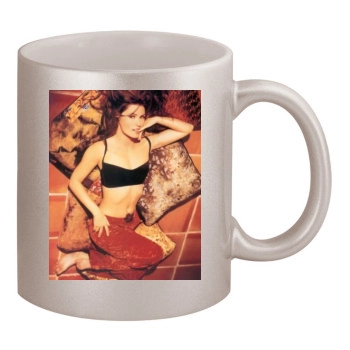 Shania Twain 11oz Metallic Silver Mug