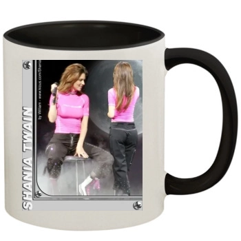 Shania Twain 11oz Colored Inner & Handle Mug