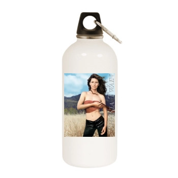 Shania Twain White Water Bottle With Carabiner