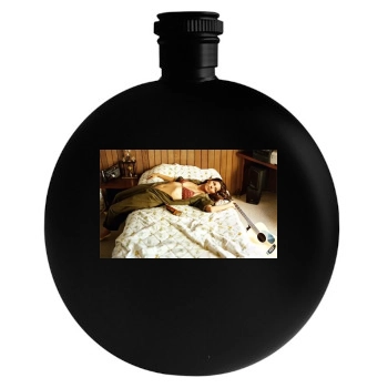 Shania Twain Round Flask