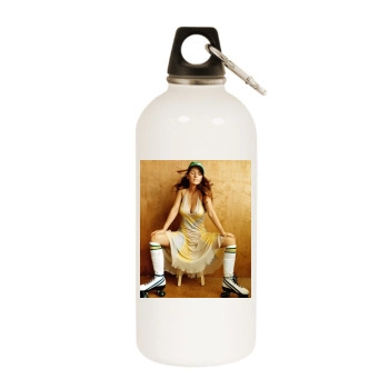 Shania Twain White Water Bottle With Carabiner