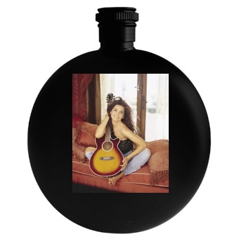 Shania Twain Round Flask