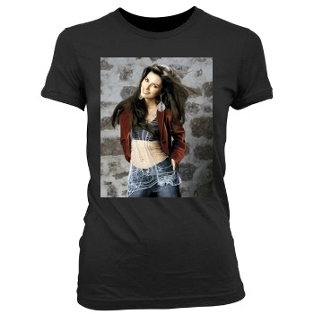 Shania Twain Women's Junior Cut Crewneck T-Shirt