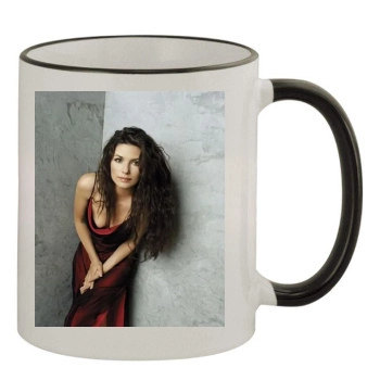 Shania Twain 11oz Colored Rim & Handle Mug