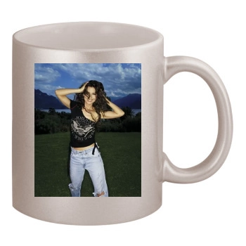 Shania Twain 11oz Metallic Silver Mug