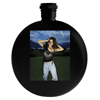 Shania Twain Round Flask