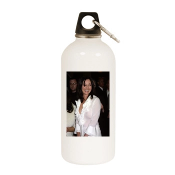 Shannen Doherty White Water Bottle With Carabiner