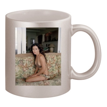 Shannen Doherty 11oz Metallic Silver Mug