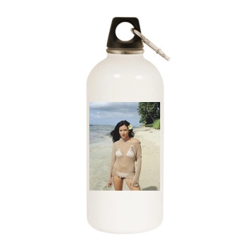 Shannen Doherty White Water Bottle With Carabiner