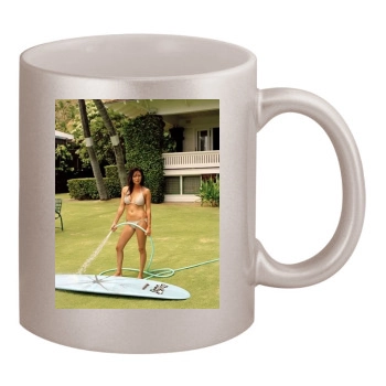 Shannen Doherty 11oz Metallic Silver Mug