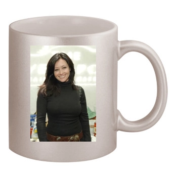 Shannen Doherty 11oz Metallic Silver Mug