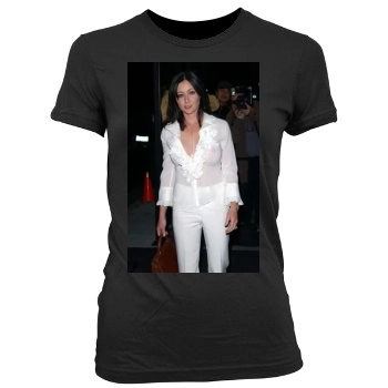 Shannen Doherty Women's Junior Cut Crewneck T-Shirt