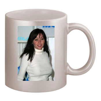 Shannen Doherty 11oz Metallic Silver Mug