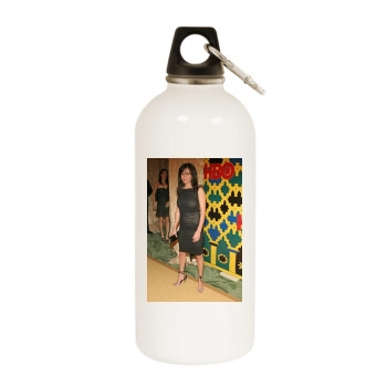 Shannen Doherty White Water Bottle With Carabiner