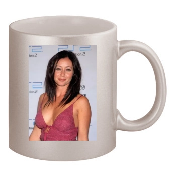 Shannen Doherty 11oz Metallic Silver Mug