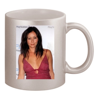 Shannen Doherty 11oz Metallic Silver Mug