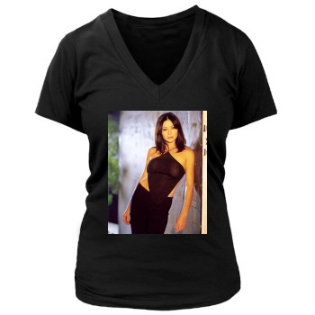 Shannen Doherty Women's Deep V-Neck TShirt