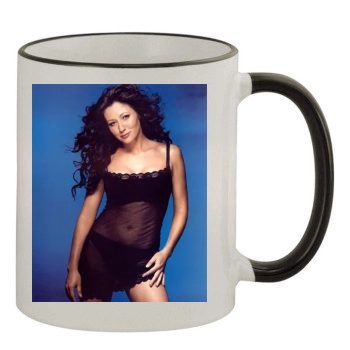 Shannen Doherty 11oz Colored Rim & Handle Mug