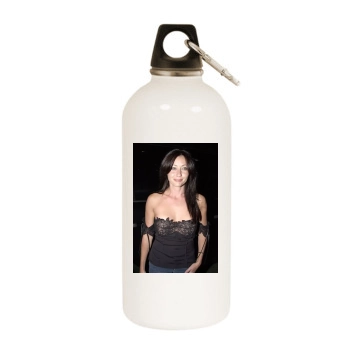 Shannen Doherty White Water Bottle With Carabiner