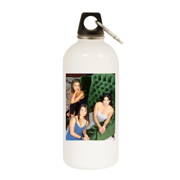 Shannen Doherty White Water Bottle With Carabiner