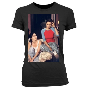 Shannen Doherty Women's Junior Cut Crewneck T-Shirt