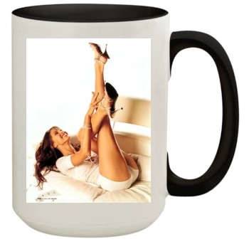 Shannon Elizabeth 15oz Colored Inner & Handle Mug