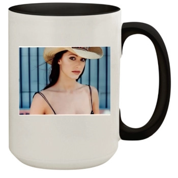 Shannon Elizabeth 15oz Colored Inner & Handle Mug