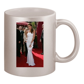 Shannon Elizabeth 11oz Metallic Silver Mug