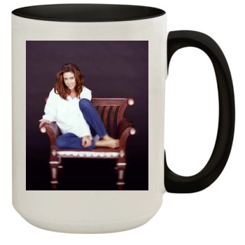 Shannon Elizabeth 15oz Colored Inner & Handle Mug