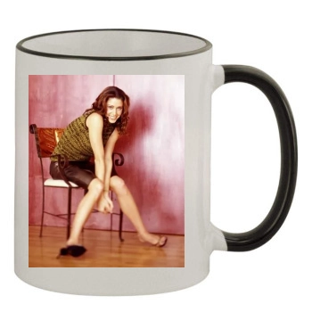 Shannon Elizabeth 11oz Colored Rim & Handle Mug