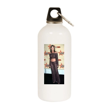 Shannon Elizabeth White Water Bottle With Carabiner