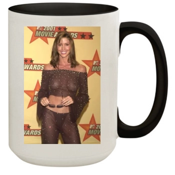 Shannon Elizabeth 15oz Colored Inner & Handle Mug