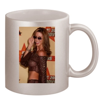 Shannon Elizabeth 11oz Metallic Silver Mug