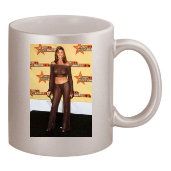 Shannon Elizabeth 11oz Metallic Silver Mug