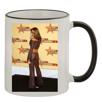 Shannon Elizabeth 11oz Colored Rim & Handle Mug