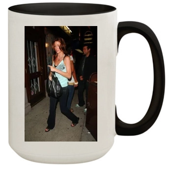 Shannon Elizabeth 15oz Colored Inner & Handle Mug