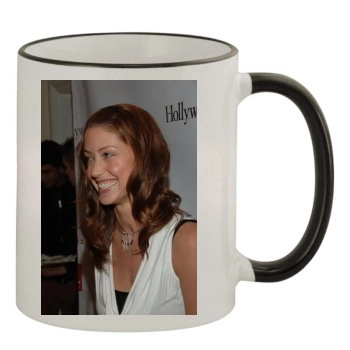 Shannon Elizabeth 11oz Colored Rim & Handle Mug