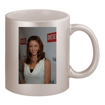 Shannon Elizabeth 11oz Metallic Silver Mug