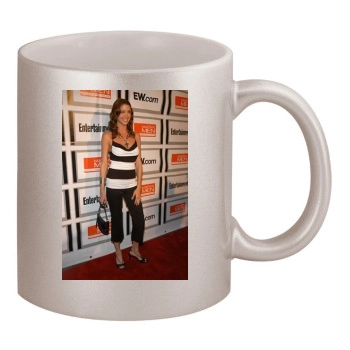 Shannon Elizabeth 11oz Metallic Silver Mug