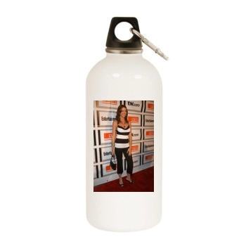 Shannon Elizabeth White Water Bottle With Carabiner