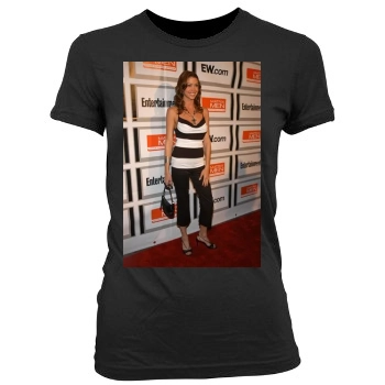 Shannon Elizabeth Women's Junior Cut Crewneck T-Shirt