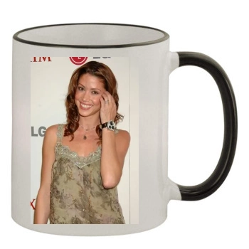 Shannon Elizabeth 11oz Colored Rim & Handle Mug