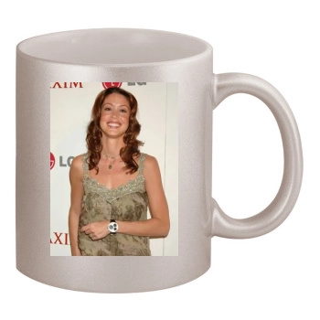 Shannon Elizabeth 11oz Metallic Silver Mug