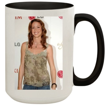 Shannon Elizabeth 15oz Colored Inner & Handle Mug