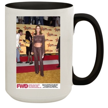 Shannon Elizabeth 15oz Colored Inner & Handle Mug